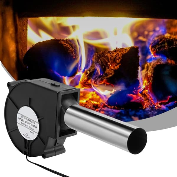 Grillverktyg USB 5V Luftflödesförstärkare För Utomhusmatlagning Flammförbättring
