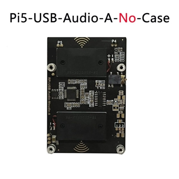 USB ljudkortsmodul Bilhögtalare USB modul för RPi 5/4 Kraftfull ljudhörlur null - A For PI5