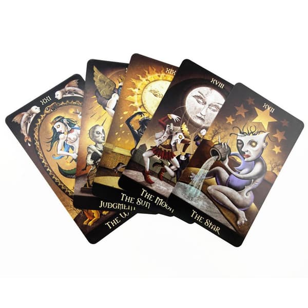 Tarot-kortit, Deviant Moon Tarot -pakka Ennustuspelikortti, Perhejuhlapalvelus