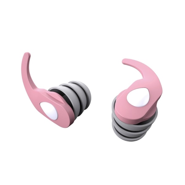 1 par silikone ørepropper Genanvendelige ørepropper Ørepropper Støjreducerende ørepropper