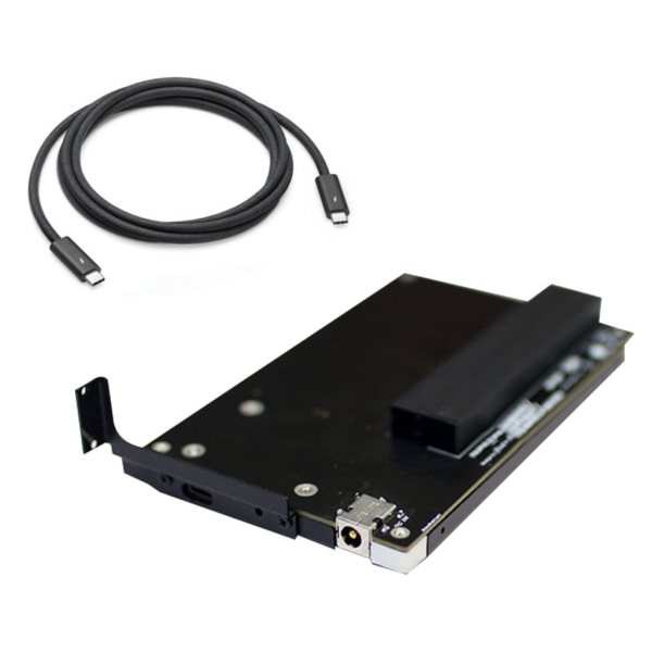 TH3P4 Lite GPU Dock datakaapelilla ja pidikkeellä ulkoinen näytönohjain Thunderbolt-yhteensopiva 3/4 40 Gbps
