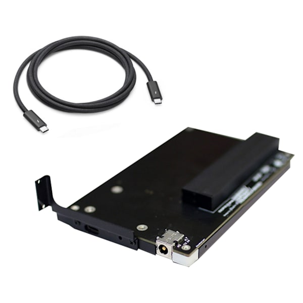 TH3P4 Lite GPU-docka med datakabel och hållarfäste Externt grafikkort Thunderbolt-kompatibelt 3/4 40 Gbps