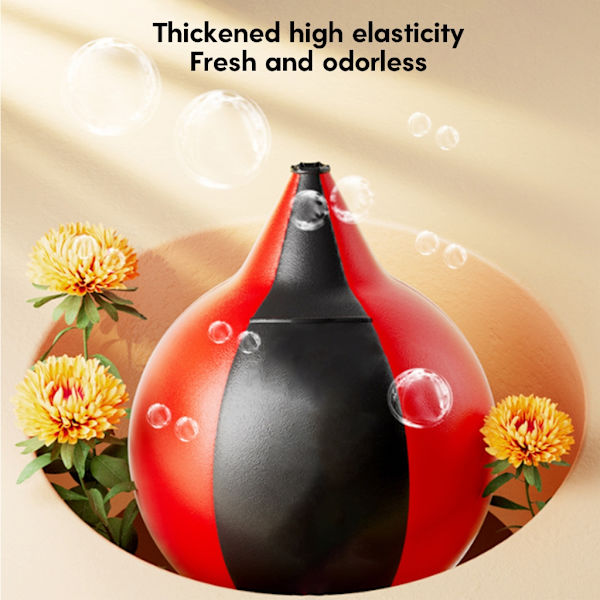 PU Læder Bokse Speed Balls Punching Bag Bokse Punch Bag Wrecking Balls Bag Black red
