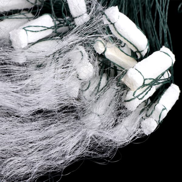 Fiskegarn i monofilament med flyte