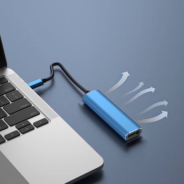 Tett USB CREATE til DP 8K Senter 100W Rask Lading USB 2 0 Port Permanent Aluminium Plan