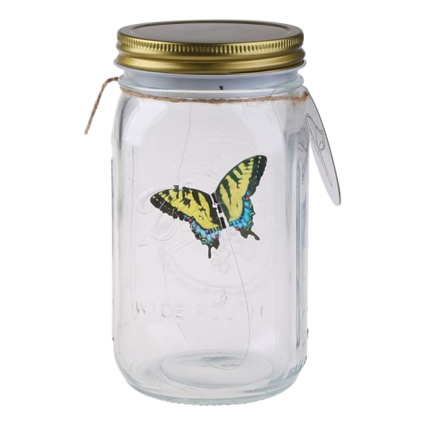 LED-animoitu Butterfly In A Jar Flettering Amazing Collection Paristokäyttöinen