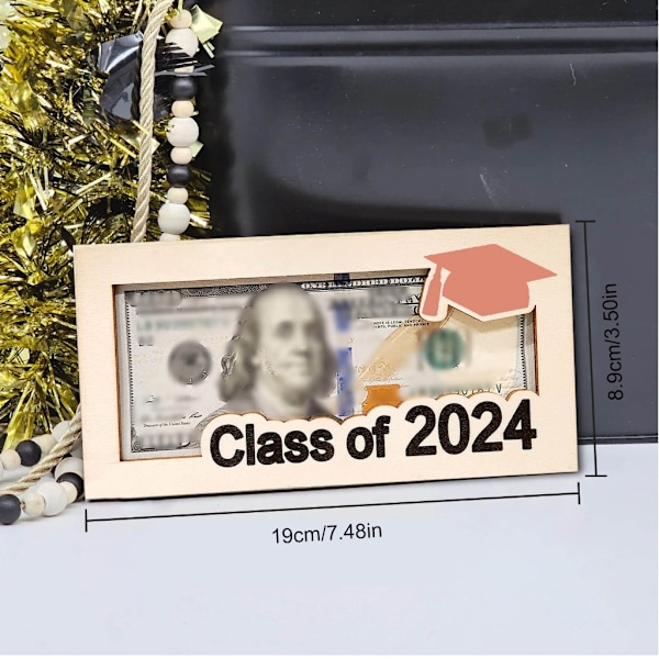 Graduation Cards Box Cash Holder 2024 Graduation Money Gift Holder Blue