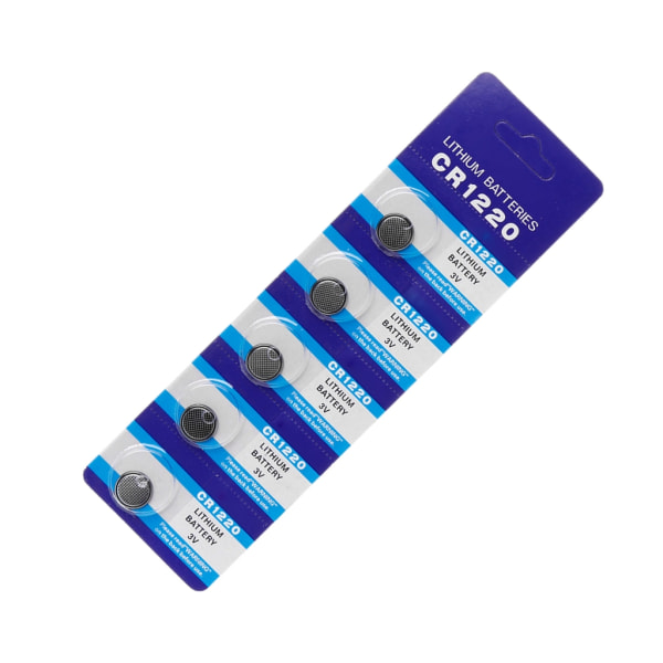Kvalitets CR1220-batterier Myntbatteri för bilnyckelring Pålitlig power och enkelt byte 5st/10st null - 10 pieces