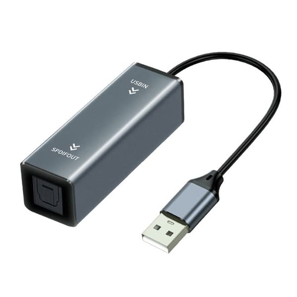 Rask installasjon USB A til SPDIF Audios Adapter for TV PC