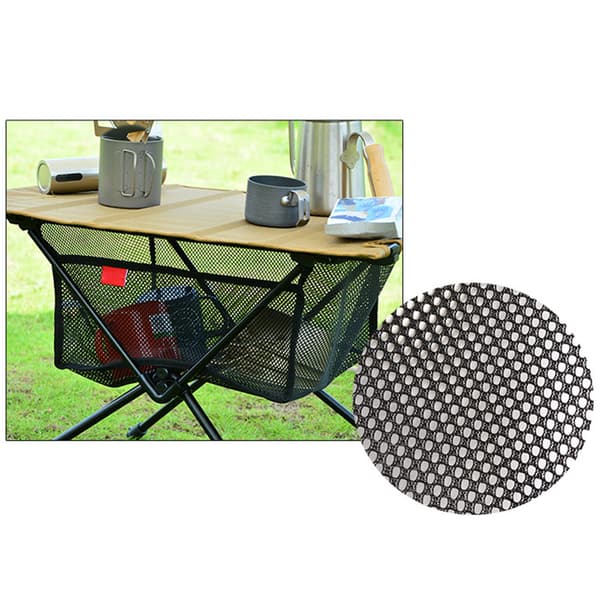 Hängande nätpåse Camping Utrustning Organizer Fällbart Bord Förvaringsväska