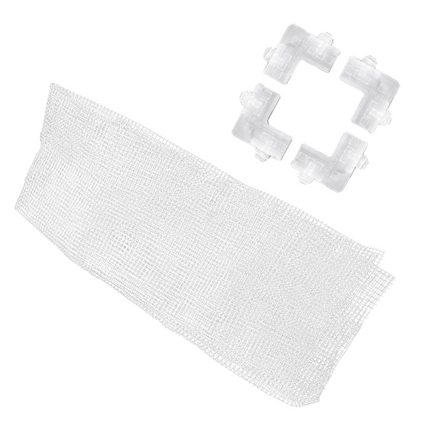 Akvarium Anti-Escape Net Transparent Fish for Tank Mesh til Anti Fish Shrimp Jum