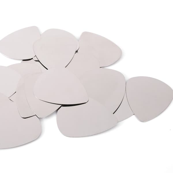 10 st Rostfria Stål Plektrum Metall Elektrisk Gitarr Bas Plektrum