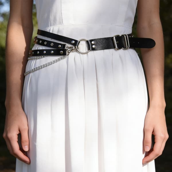 Moderne Design Metallpyntet Belte Unisex Mote Tilbehør For Menn Og Kvinner