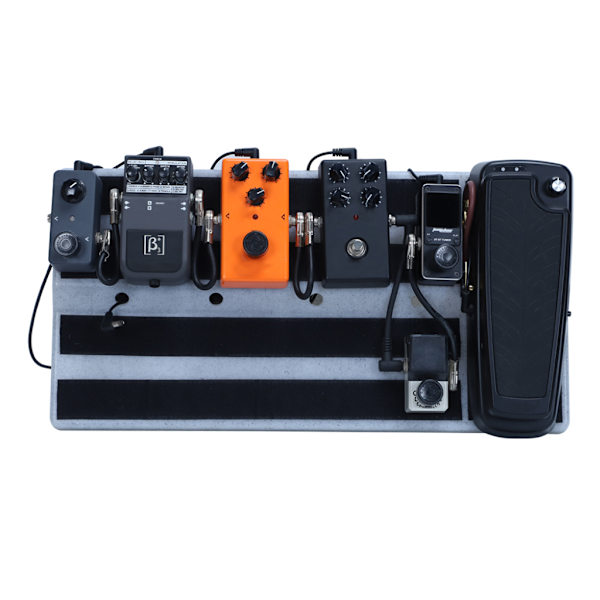 Gitarrpedalbräda Mastery RockBoard Hide Power Room ABS Black