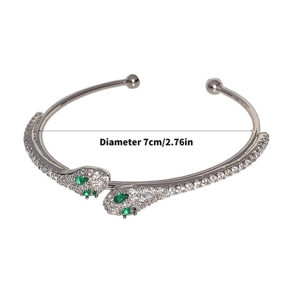 Elastisk Justerbar Slange Åpen Håndleddskjede Armbånd Justerbart Armring