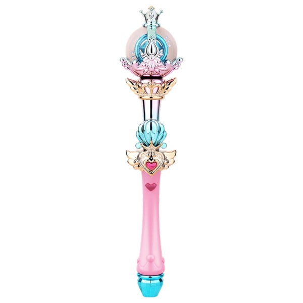 Diamant-/stjärnstav Magic Fairy Stick Princess Stick Barn Fairy Wands med ljus & musik handtag för flickor barn