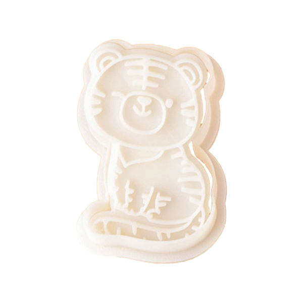 Tiger Vårfest Kex Prägling Fondant Molds Kakor Lätt Säker Fondant Form Tårtdekoration