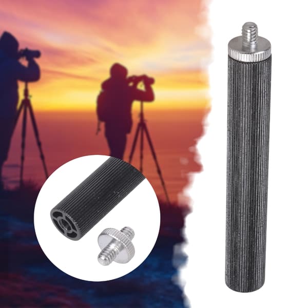 10 cm gevindadapterstang 1/4 20 han- og hunender til stativer tilbehør