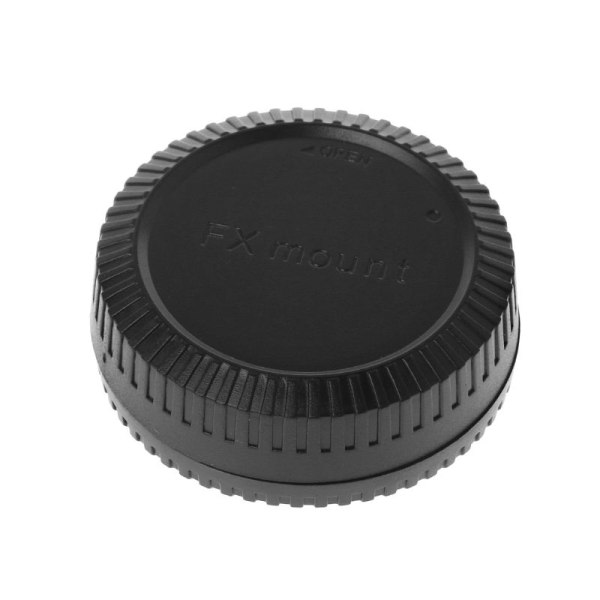 Svart cap och cap cover för Fuji Fujifilm FX X-fäste 3