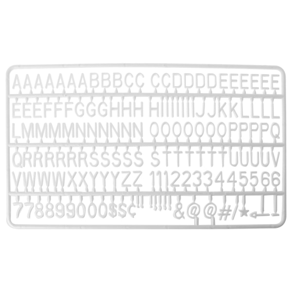 Bokstäver i plast Brevtavla Matchande bokstäver Heminredning Tillbehör Siffror