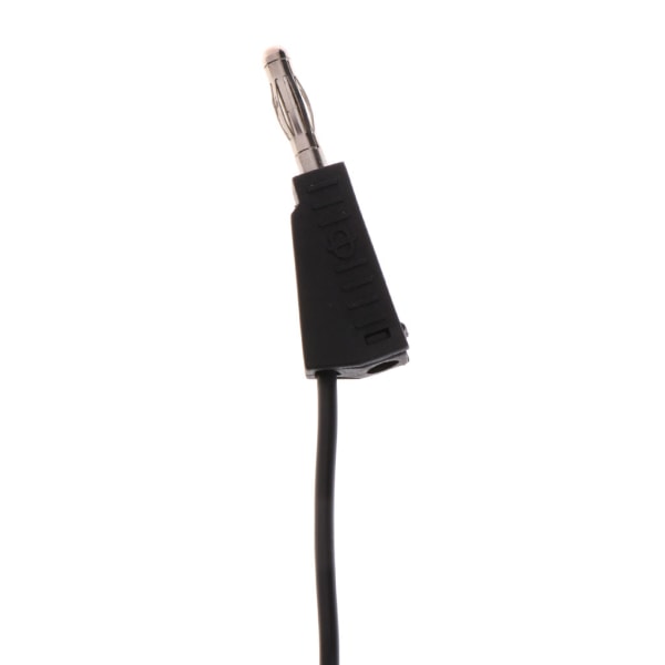 BNC hankontakt till 4 mm dubbla bindningsstolpar Adapter Bananplugg Testkabel Stapelbar