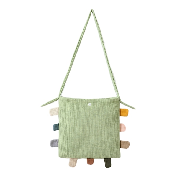 Crossbody-tasker Alsidig messenger-taske med stor kapacitet, afslappet børnetaske Mint Green
