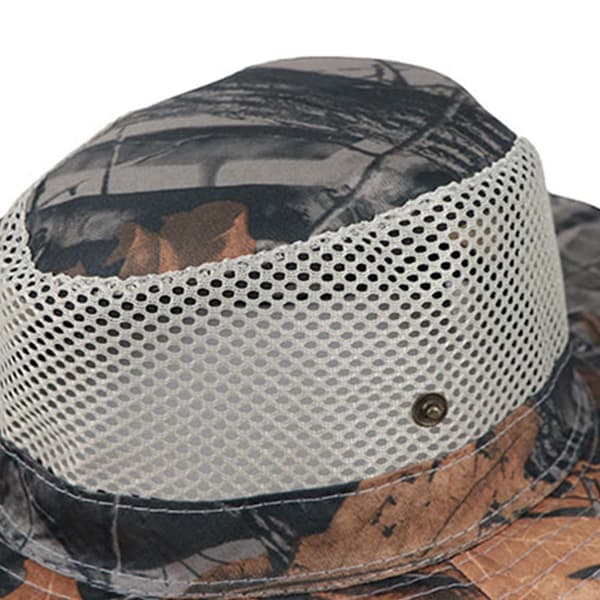 Camp Hat Solbeskyttelse Hat Brede Skygger Sol Hat Stor Hat med Halsstrop Green