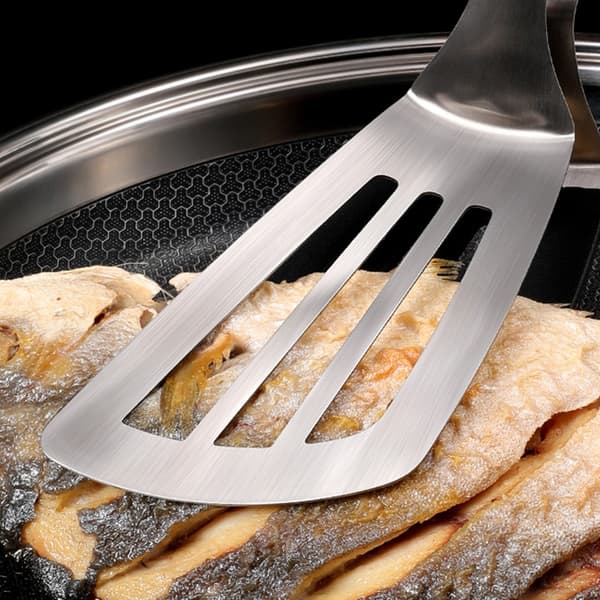 Køkken Madlavningstang, Multifunktionel Spatel i Rustfrit Stål til Grill