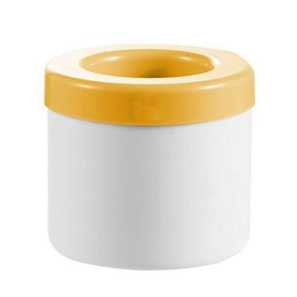 Silikon form med lock Inget spill 60 iskub BPA-fri för frys Stapelbara isbrickor Rund hinkdesign