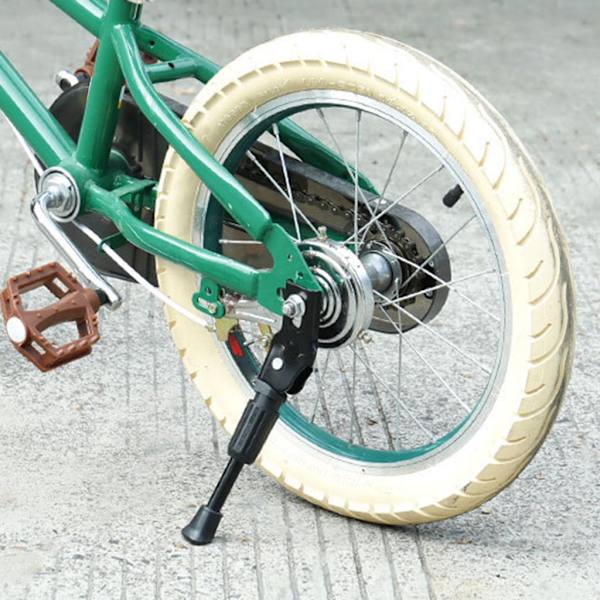 Cykelstøtteben til Børnecykler 12/14/16/18/20 Tommer Enkeltsidet Støtteben til Cykler For 18 inch tyre