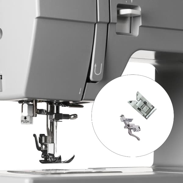 2 st Universal Quiltningspressarfotset Hushållssymaskiner