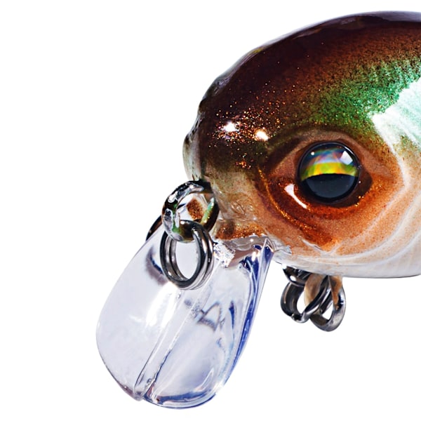 Keinotekoiset muoviset kova syötit Minnow kalastusviehe Crankbait kova syötit 4