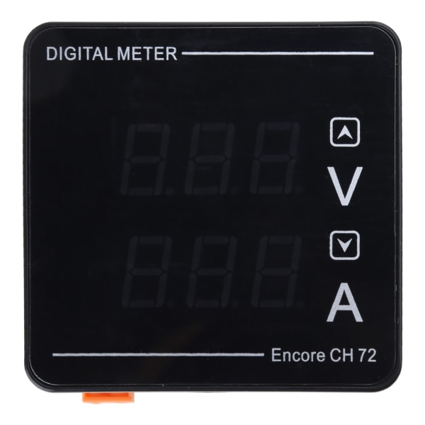 Uppgraderad digital voltmeter Amperemeter Panel Spänning Amperage-Tester AC50-500V 1-140A Röd-siffrig display Enkel installation