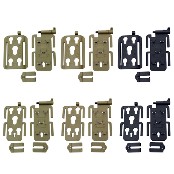 Molles Adapter Platform Mag Pouch Rygsæk Jagt Vest Forbindelse Fastgørelse Black Belt Style