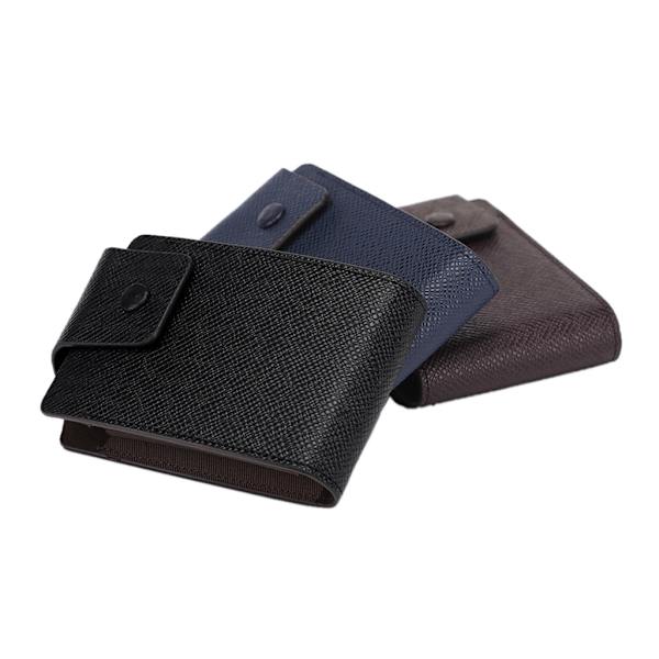 Fashion Business ID Kreditkort Wallet Holder navnekort til Case Pocket Organiz Black