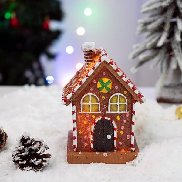 Julelysende Snerum Peberkagehus Peberkagehus Bygning