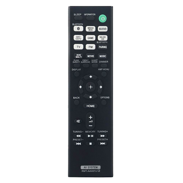 Hjem AV-mottaker Utstyr Fjernkontroll RMT-AA401U for STR-DH590 STR-DH190 STR-DH790 STR-DH401U
