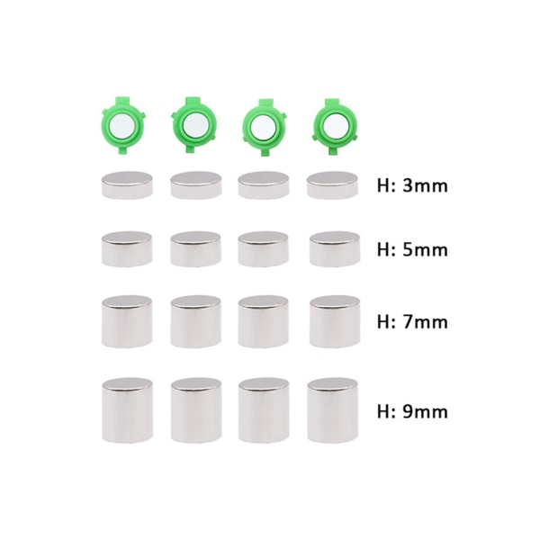 Next Gen Controller Full Buttons Set D-Pad Trigger LT för RT LB för RB Black för ABXY D-Pad Game Controller