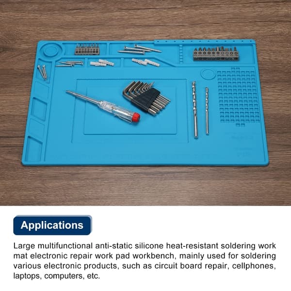 S150 Loddematte Isolasjon Silikon Magnetisk Elektronikk Reparasjonsmatte