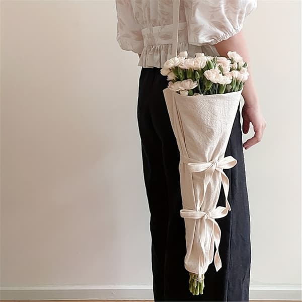 Blomsterbuketpose Genanvendelige Blomsterbuketbærepose Blomsterbæreposer