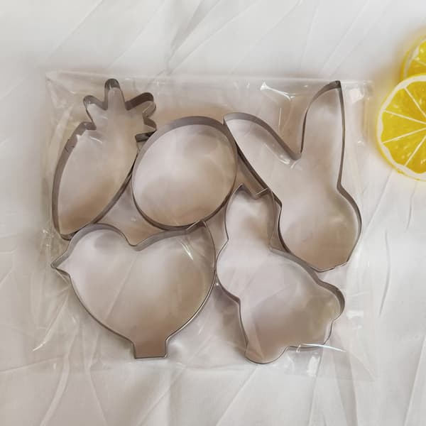 3D Tegneserie Kageform Bageudstyr Rustfrit Stål Påskehare Form Gave