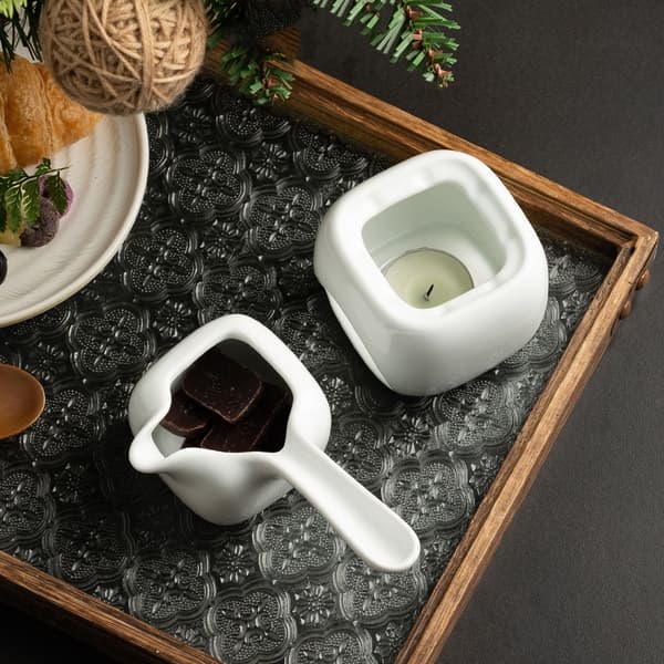 Æterisk Oliebrænder Vokssmeltebrænder Aromaterapi Lysestage