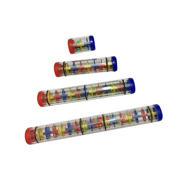 Rainmaker Rainbow Musical Shake Beaded Raindrops Rattle För Baby Shaking Early 4 knots