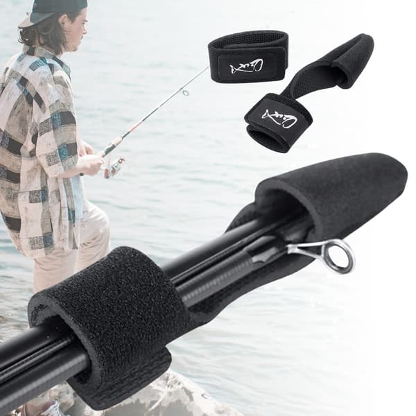 Fiskestangstroppfester Fiskestanginnpakningstropp Elastiske Stangholder
