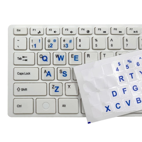 Engelska tangentbordsklistermärke Cover för bärbar dator stationär BK