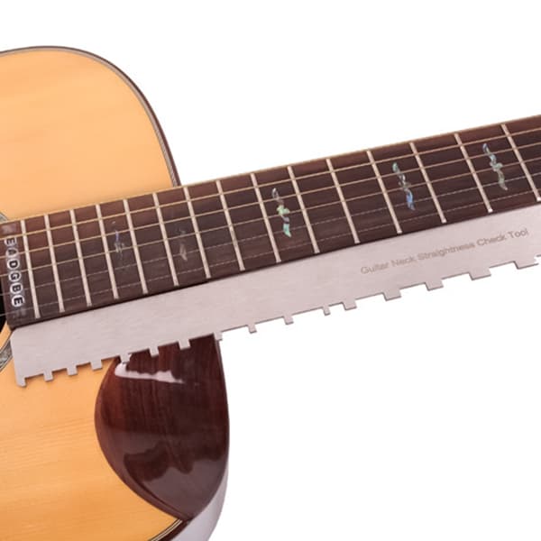 Gitarrhalslinjal Luthier-verktyg, Rak Kant Gitarrhals Skårad Linjalverktyg