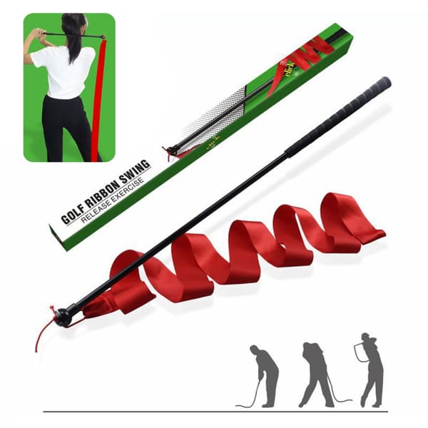 Golfs Swinging Practitioner Ribbon Swing Stick Swing Speed Träningsklubba