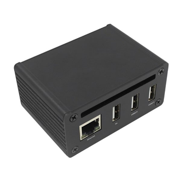 3-porttinen USB keskittimen laajennuskortti ja alumiinikotelosarja RaspberryPiZero 2W:lle