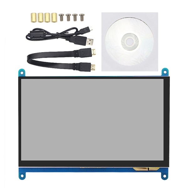 7 in LCD-skärm 1024x600 Upplösning kompatibel för pekskärm IPS Kapacitiv för pekskärmsstödsystem för Ras