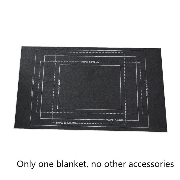 Puzzle Saver Mat Roll Puslespill Tilbehør Puzzle Roll Board Oppbevaring 1000-1500 brikker Puslespill Filt Matt Jigsaw Keeper